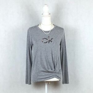 Sz S Calvin Klein Gray Sequin Top